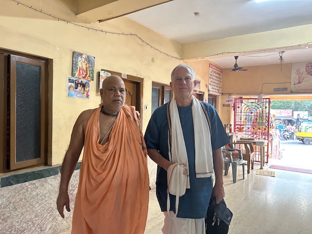 With Goshala Maharaj