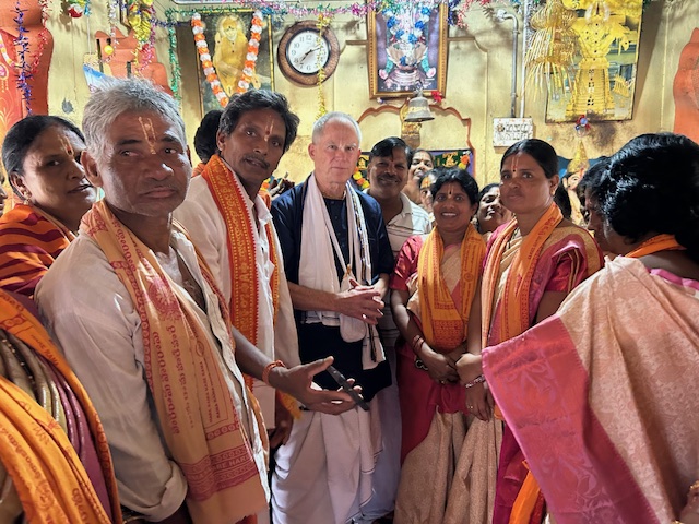 Community gathering at Ram temple